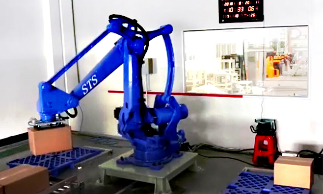 紙箱搬運碼垛機(jī)械臂